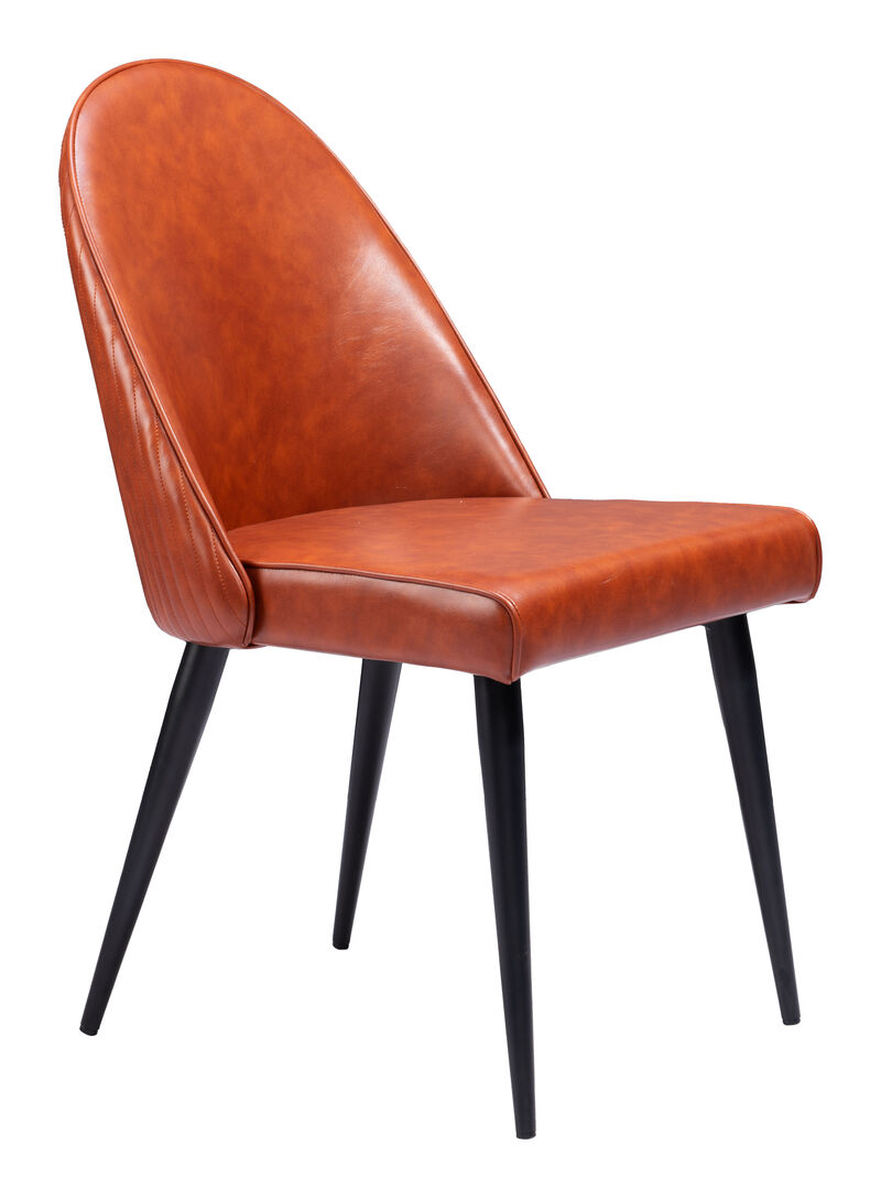 Silloth Armless Dining Chair (Set of 2) Brown