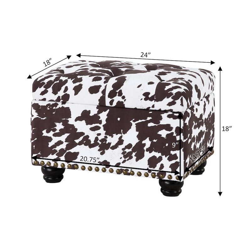 Convenience Concepts Designs4Comfort 5th Avenue Storage Ottoman