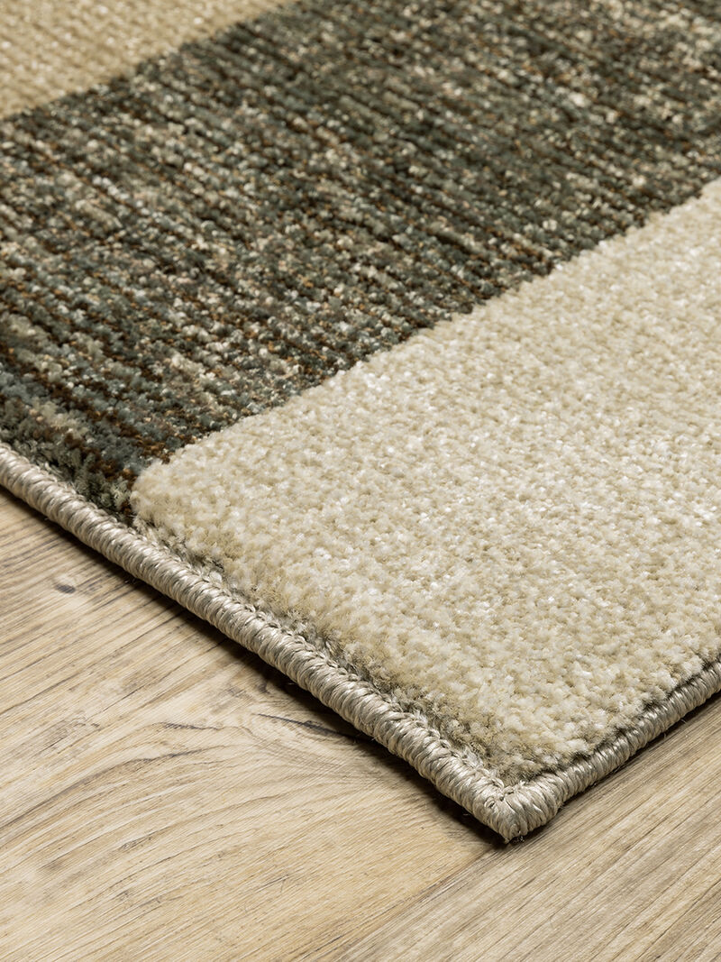 Strada 02 7'10" x 10'10" Brown Rug image number 2