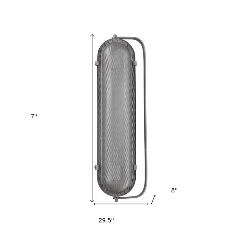 Hivvago Terra 2-Light Gray Sconce