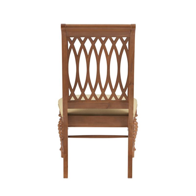 Linon Mercer Chair Natural Set Of 2