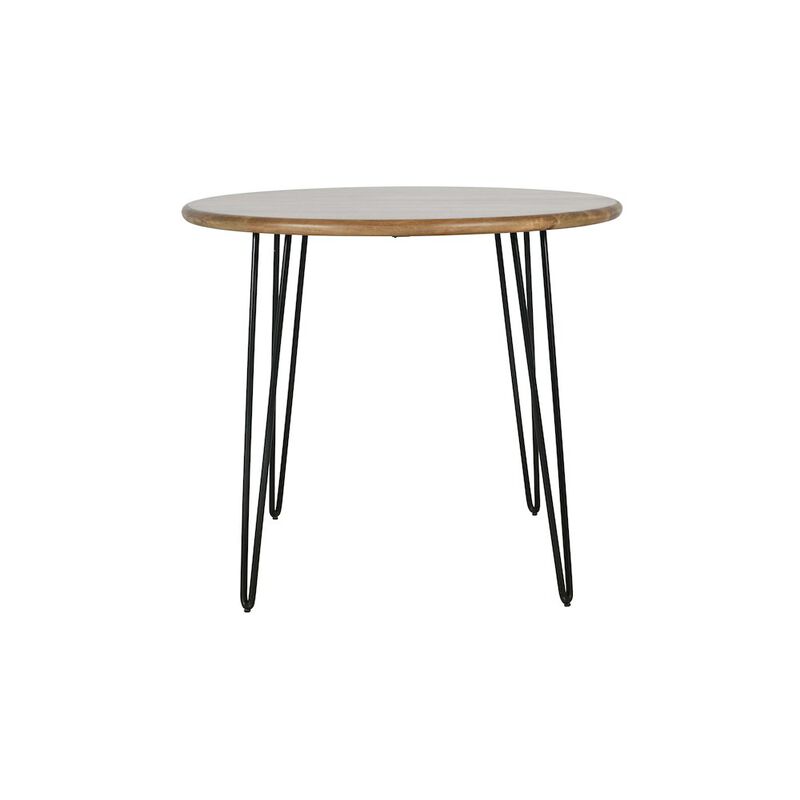 Jofran Brennan 42 Round Modern Contemporary Solid Wood Dining Table