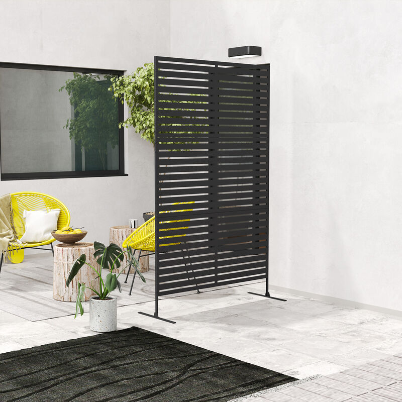 Hivvago Outdoor Privacy Fence Panel with Climbing Trellis image number 6