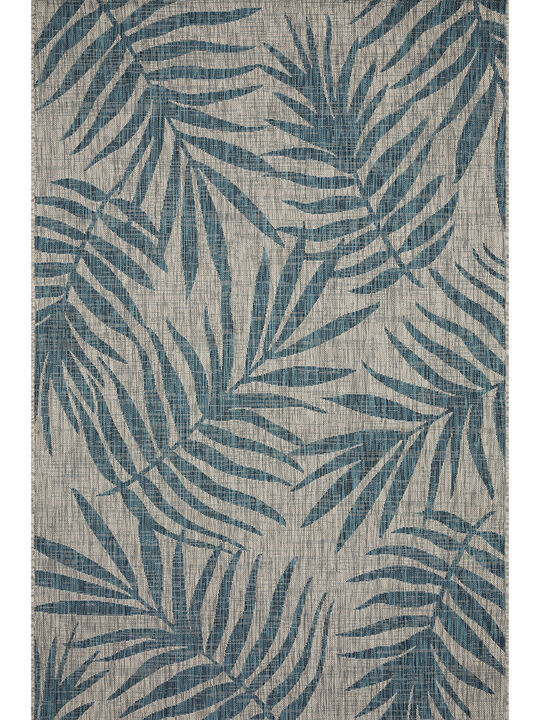 Isle IE10 Grey/Aqua 3'11" x 5'10" Rug