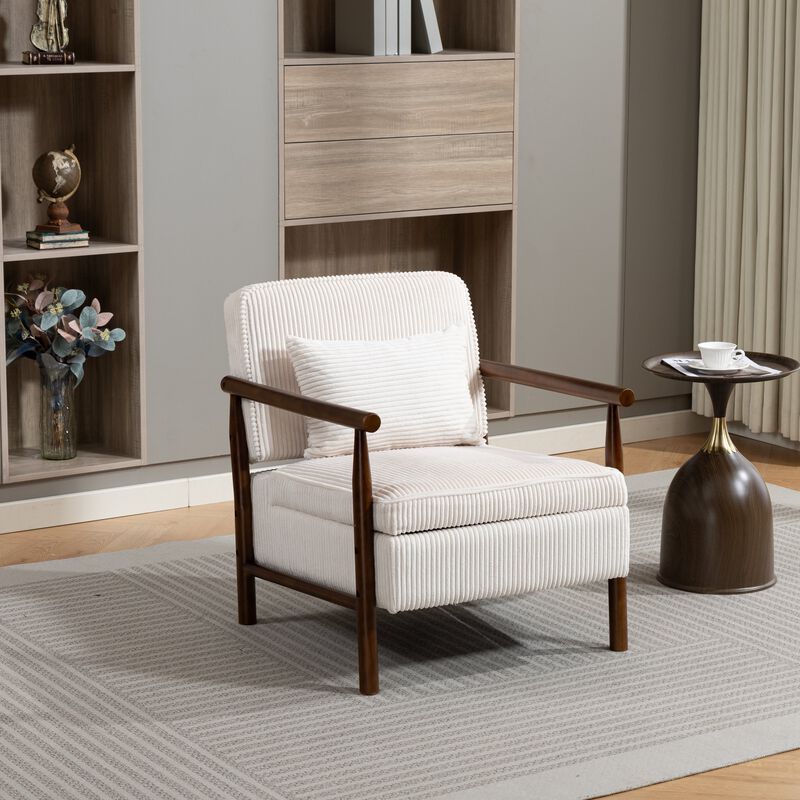 Basnad Mid Century Modern Accent Chair image number 1