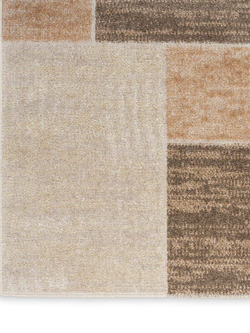 Astra Machine Washable ASW09 Beige/Multicolor 3'3" x 5' Rug