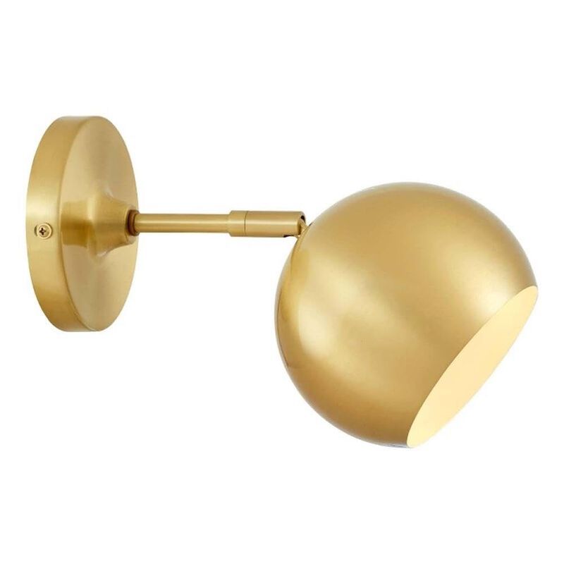 Modway Satin Brass Chalice Swing-Arm Metal Wall Sconce EEI-5613-SBR image number 0