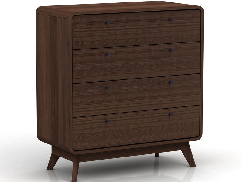 Leva Scandinavian Style 4 Drawer Dresser
