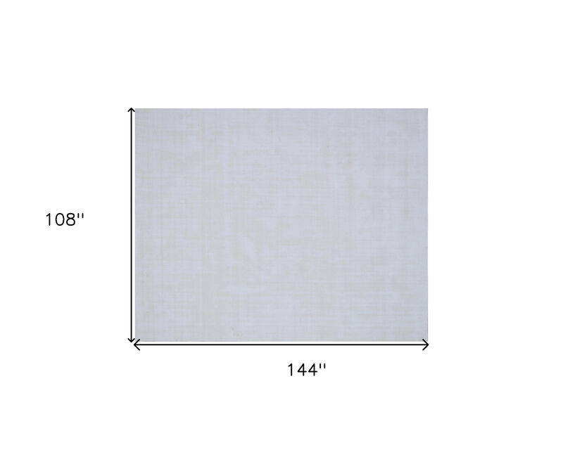 HomeRoots 9' X 12' Ivory Hand Loomed Area Rug image number 6