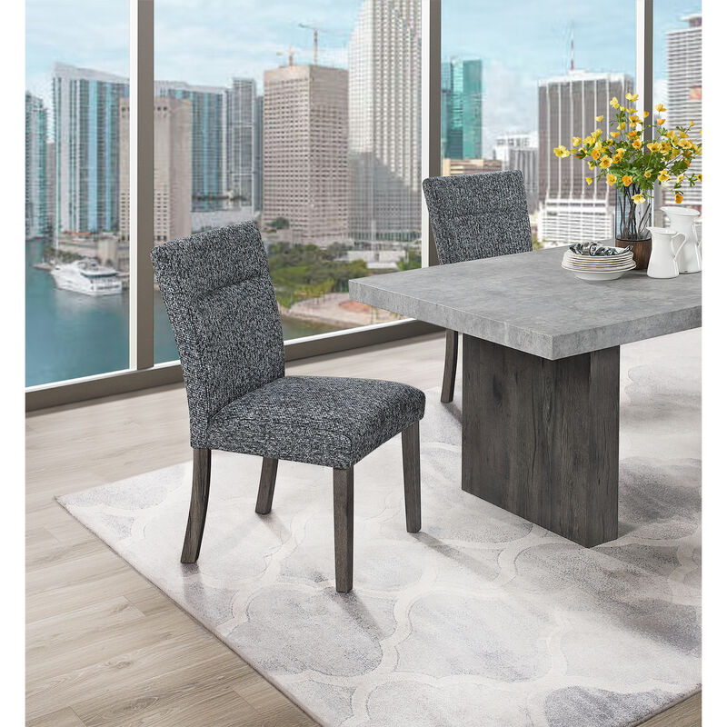 Modern Upholstered Dining Chairs Set of 2 image number 2