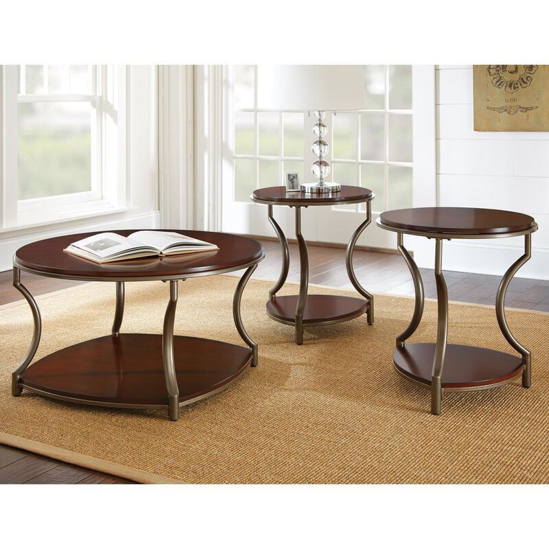 Miles Round End Table
