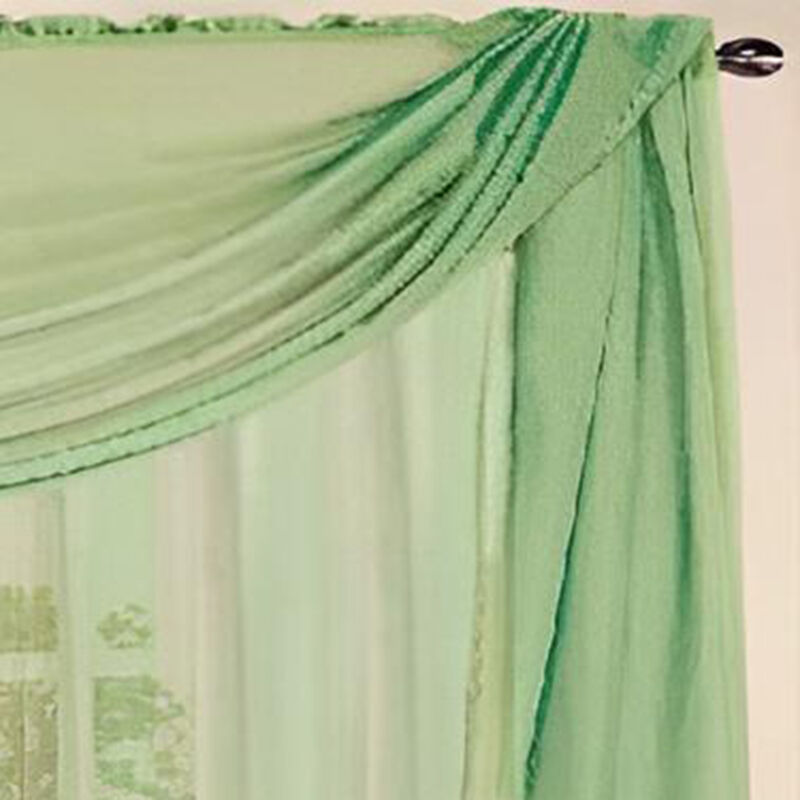 RT Designers Celine Sheer Rod Pocket Top Panel 60" x 90" Sage