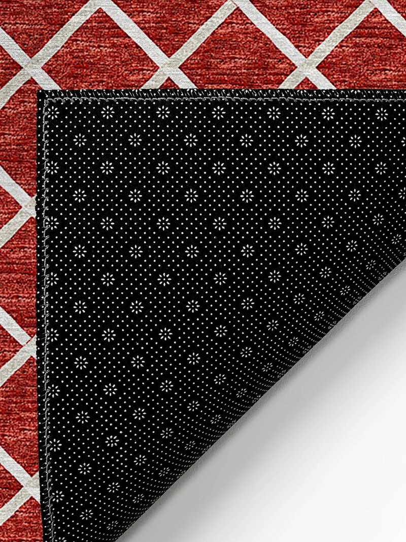 York YO1 Red 9' x 12' Rug