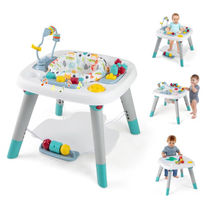 Hivvago 6-in-1 Baby Activity Center Infant Jumper Toddler Table