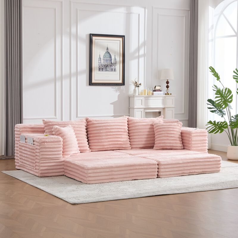 Rulvad Boneless Corduroy Sofa image number 2