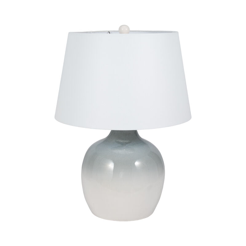 27" Reactive Finish Table Lamp, Blue/white image number 0