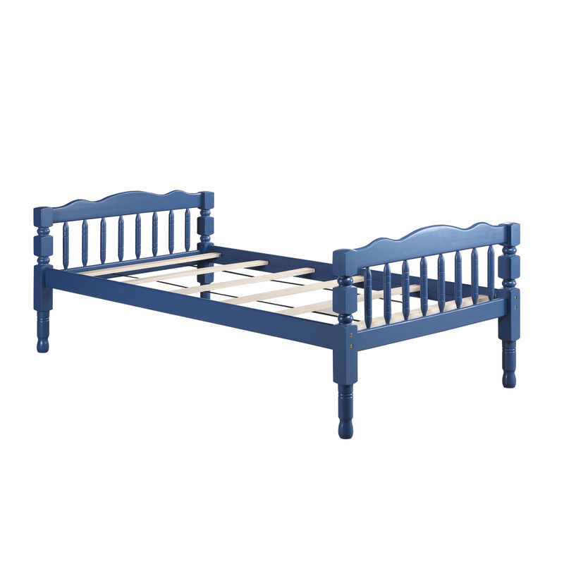 Homestead Twin/Twin Bunk Bed in Dark Blue Finish BD00865