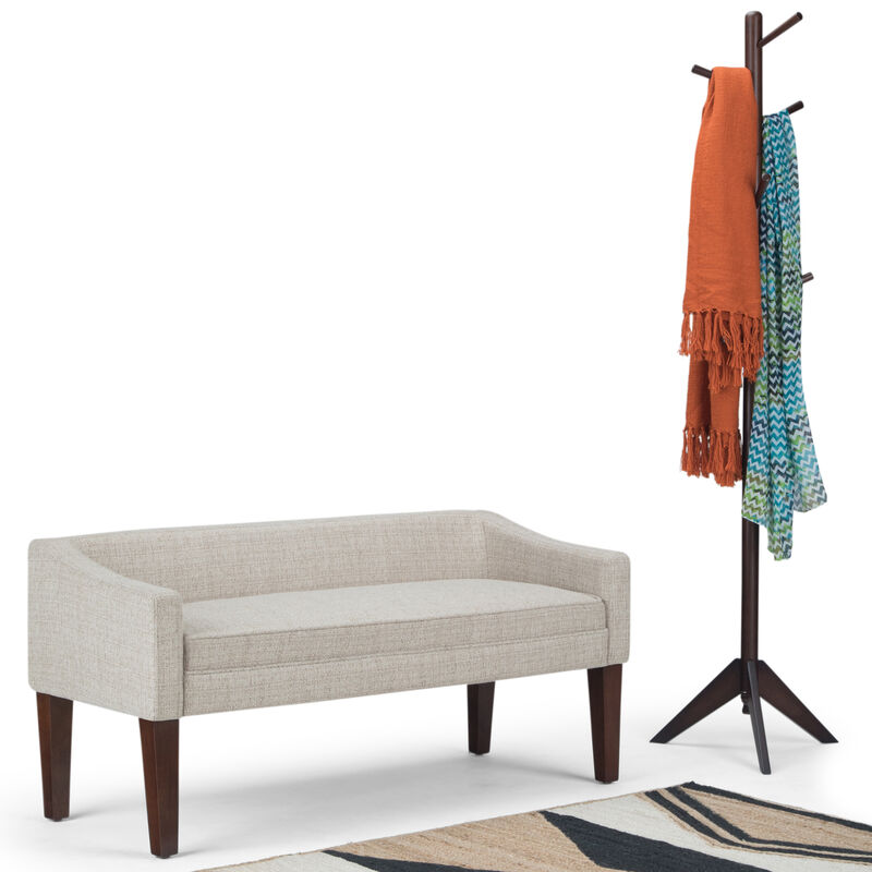 Simpli Home Parris Upholstered Bench image number 1