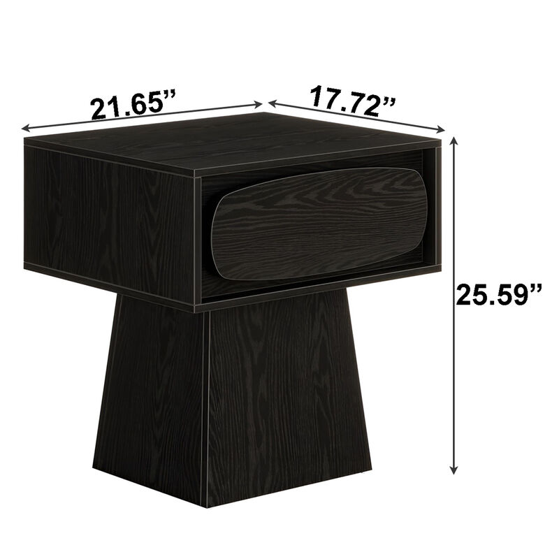 Small End Table, Side Table with Storage Drawer image number 2