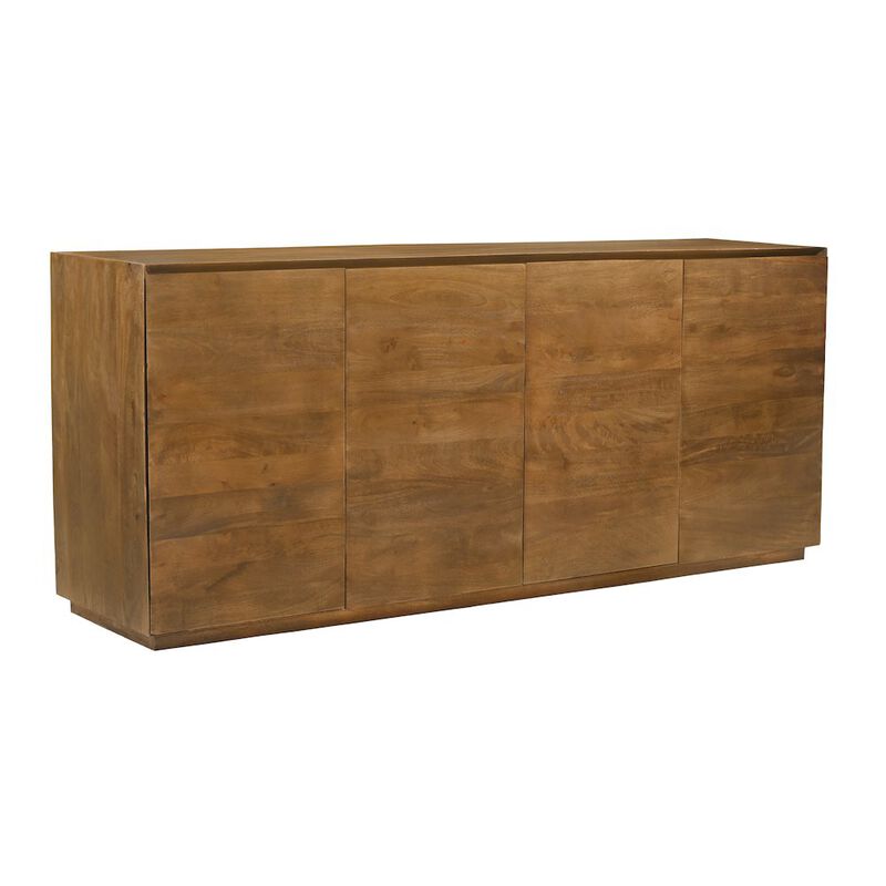 Flagstaff 4-Door Sideboard in Spice Tan