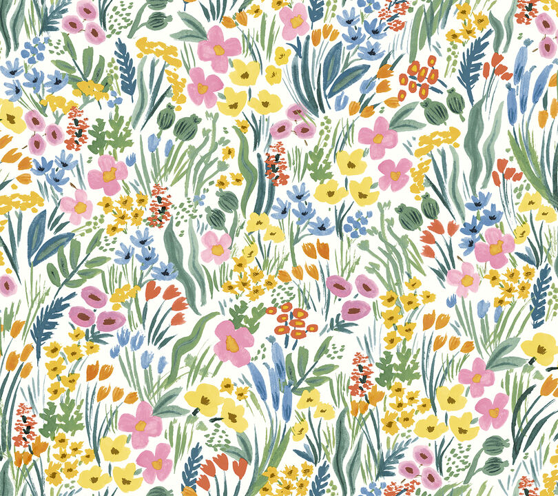 Lea White Peel & Stick Wallpaper