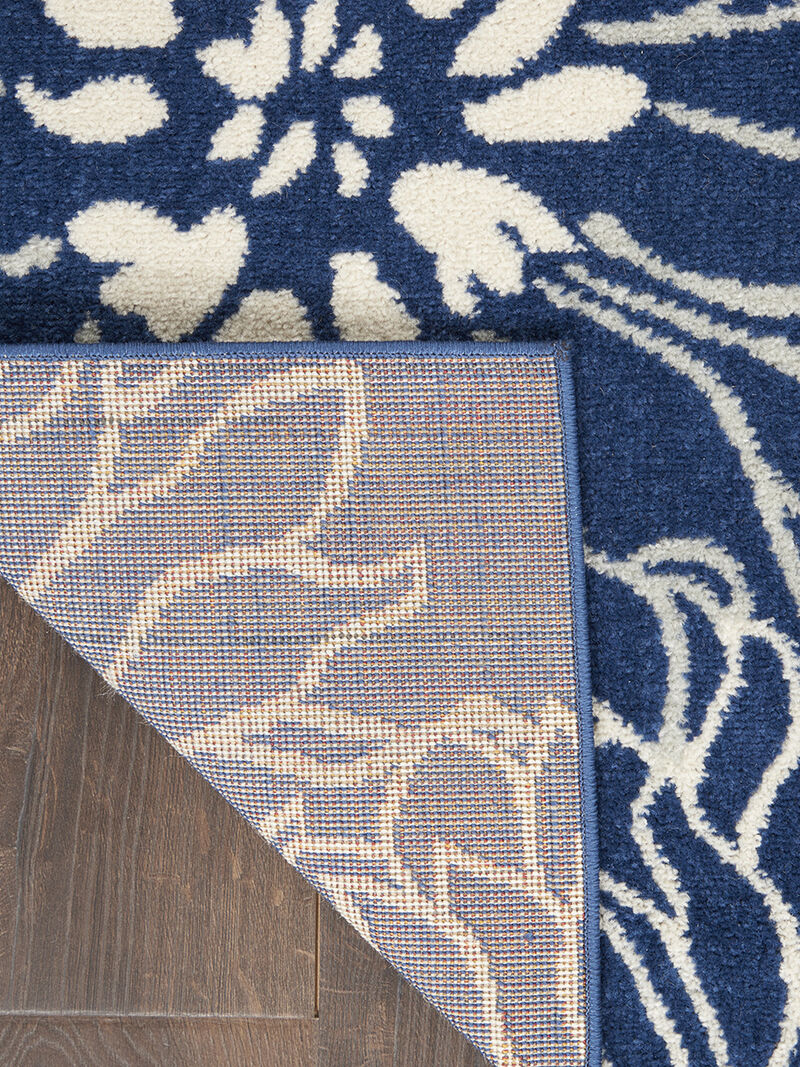 Passion PSN17 Navy/Ivory 1'10" x 6' Rug image number 0
