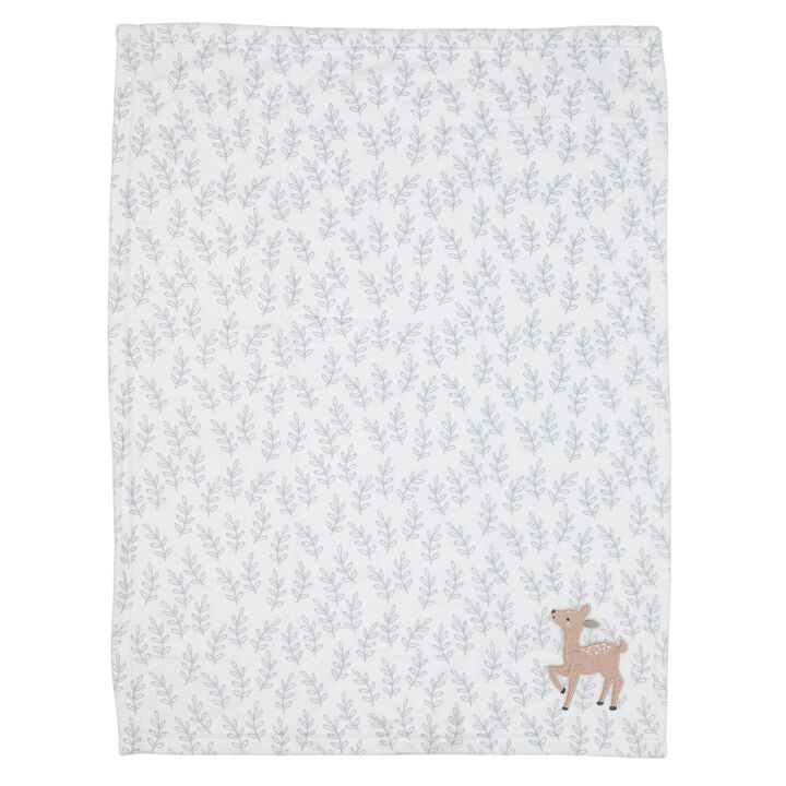 Bedtime Originals Deer Park Gray Baby Blanket