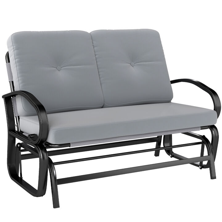 Hivvago 2-Person Outdoor Glider Bench