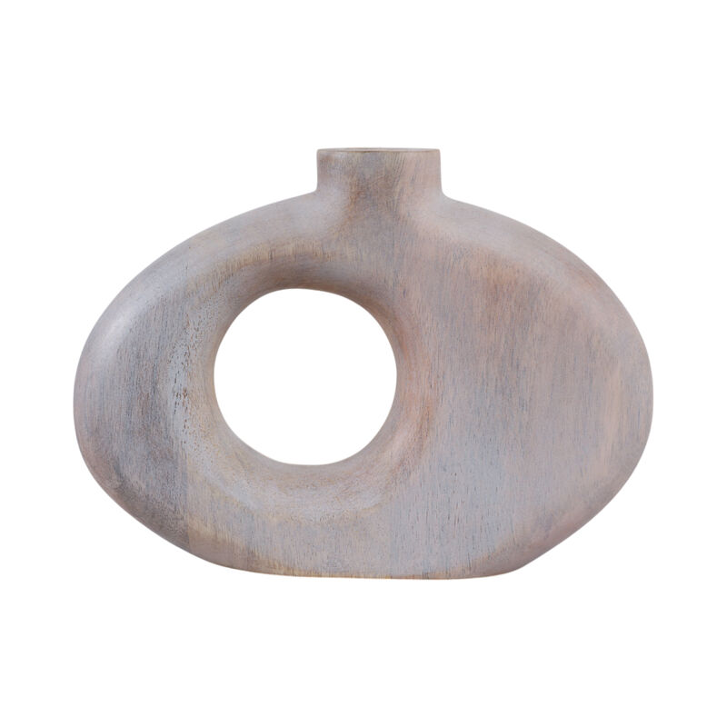 10x7" Cut-out Wood Vase image number 3