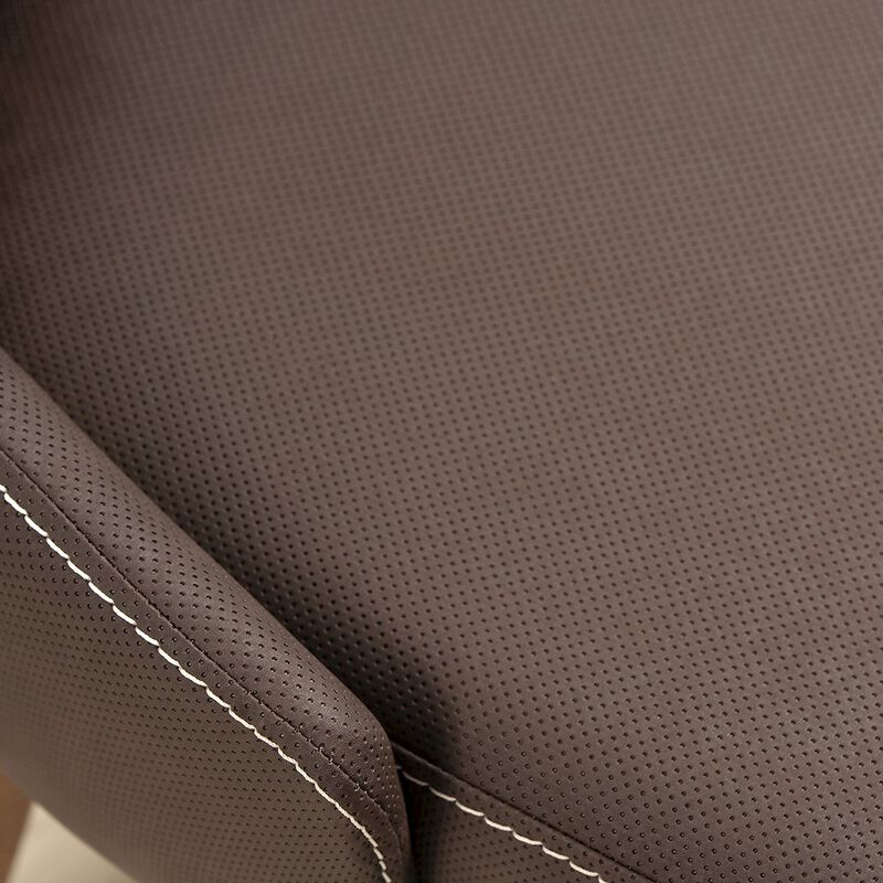 Decorotika Golden Chair-Brown & Walnut