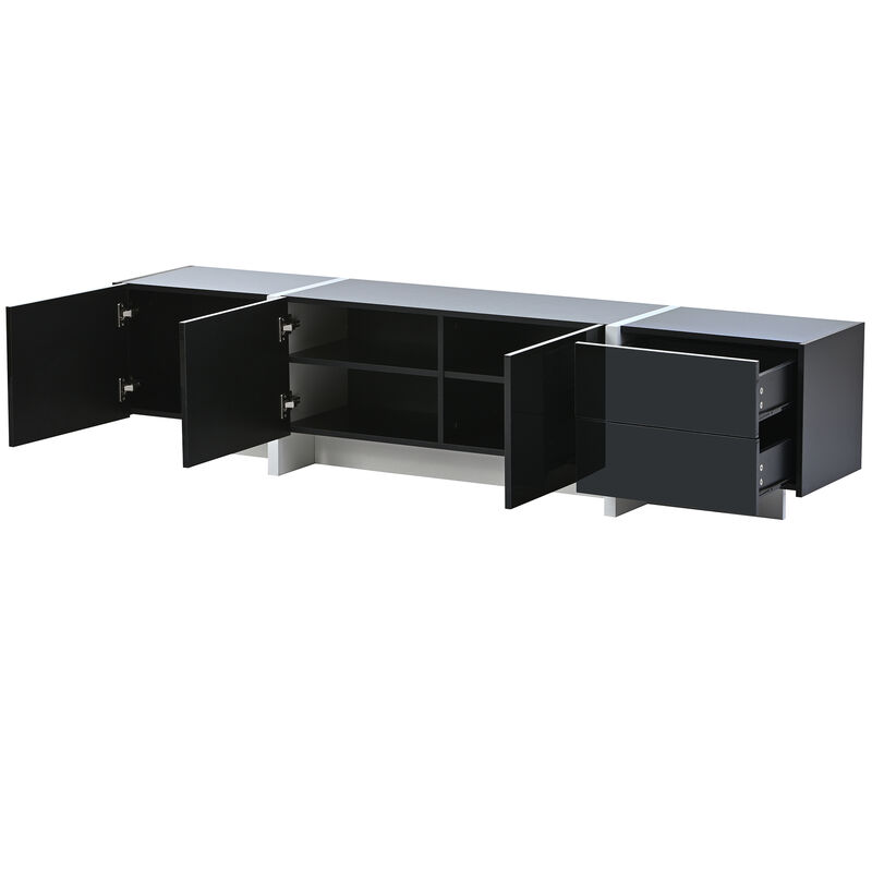 Merax Contemporary Rectangle Design TV Stand