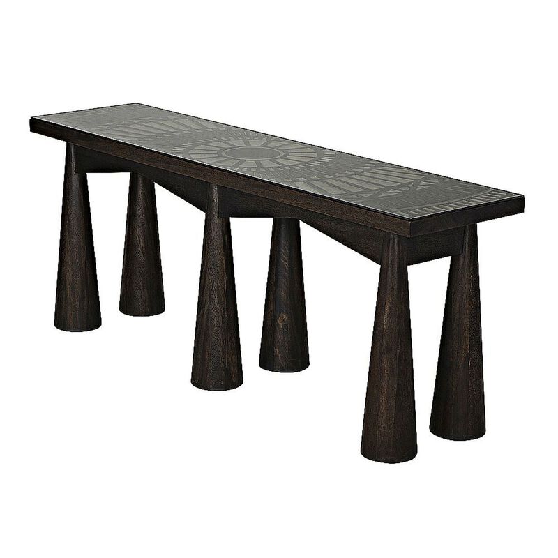 Tutankhamun Console, Ebony Walnut