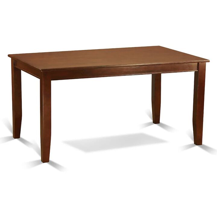 Dudley Rectangular Dining Table 36"x60" in Mahogany Finish