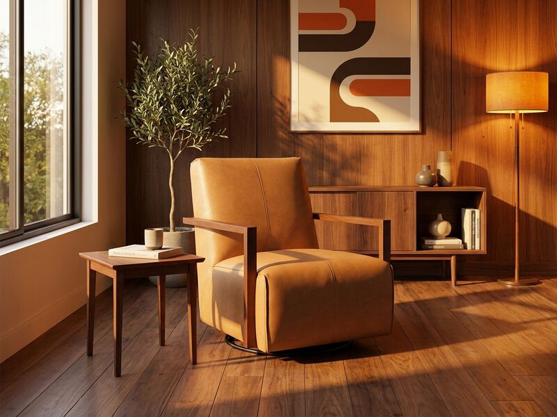Marseille Swivel Glider Chair image number 1