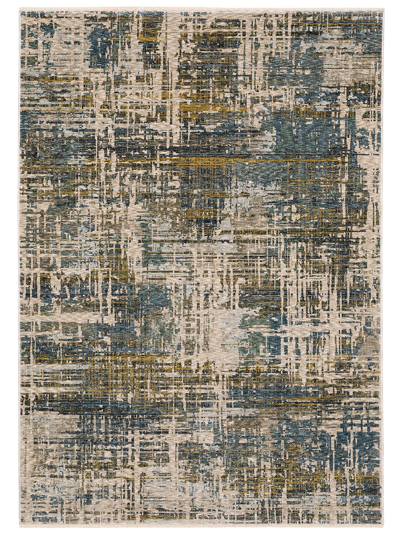 Hayden 5'3" x 7'6" Blue Rug image number 0