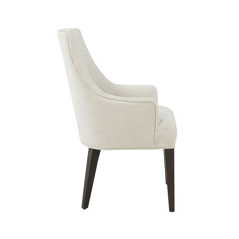 Beever White Dining Armchair