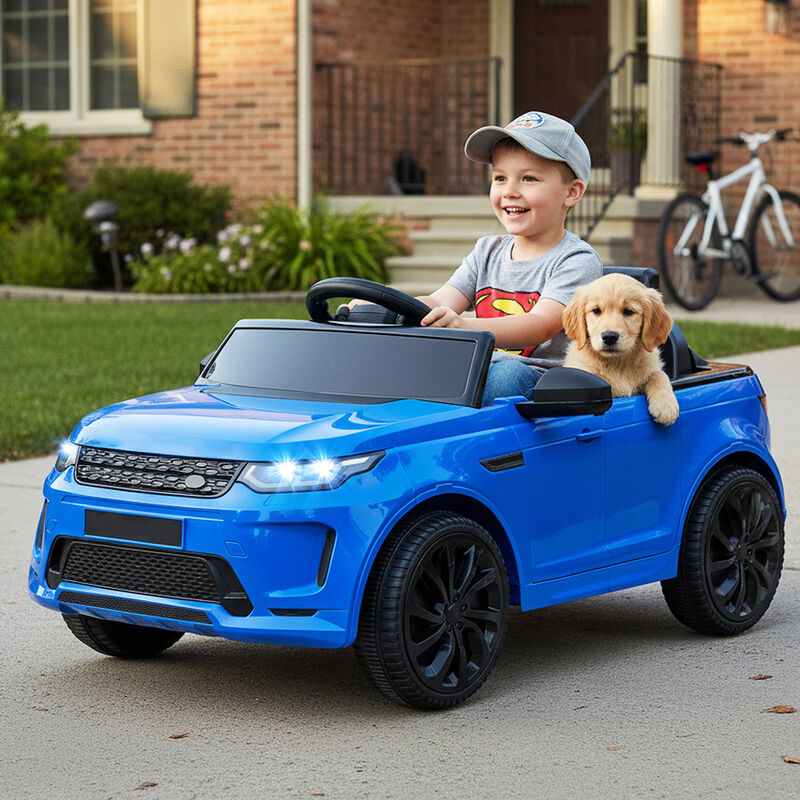 12V Kids Ride On Car with Remote Control, LED Lights, Music and Safety Belt image number 1
