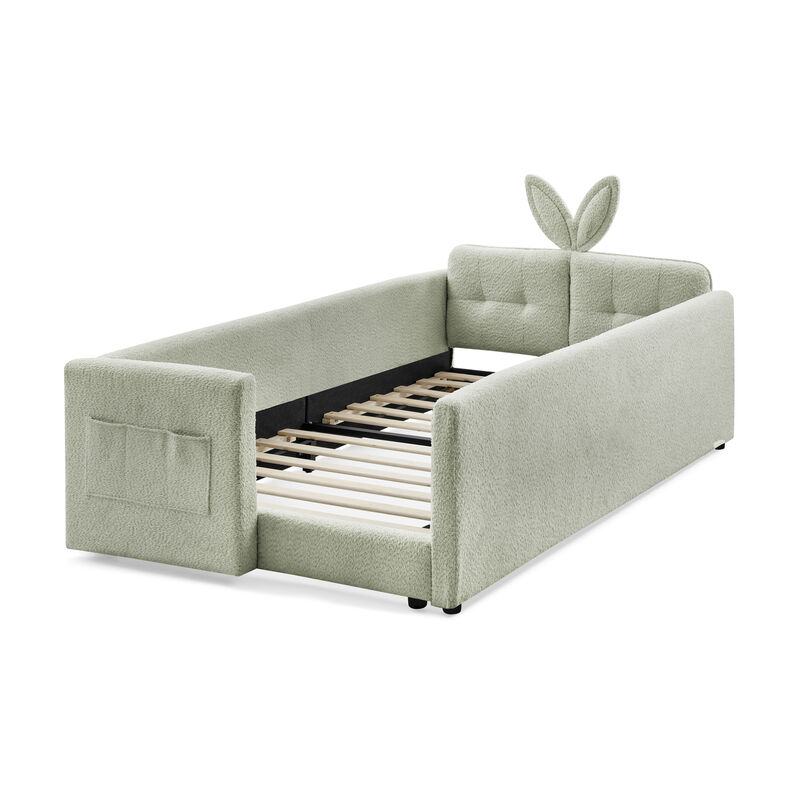 TATEUS Kids Upholstered Bed image number 5