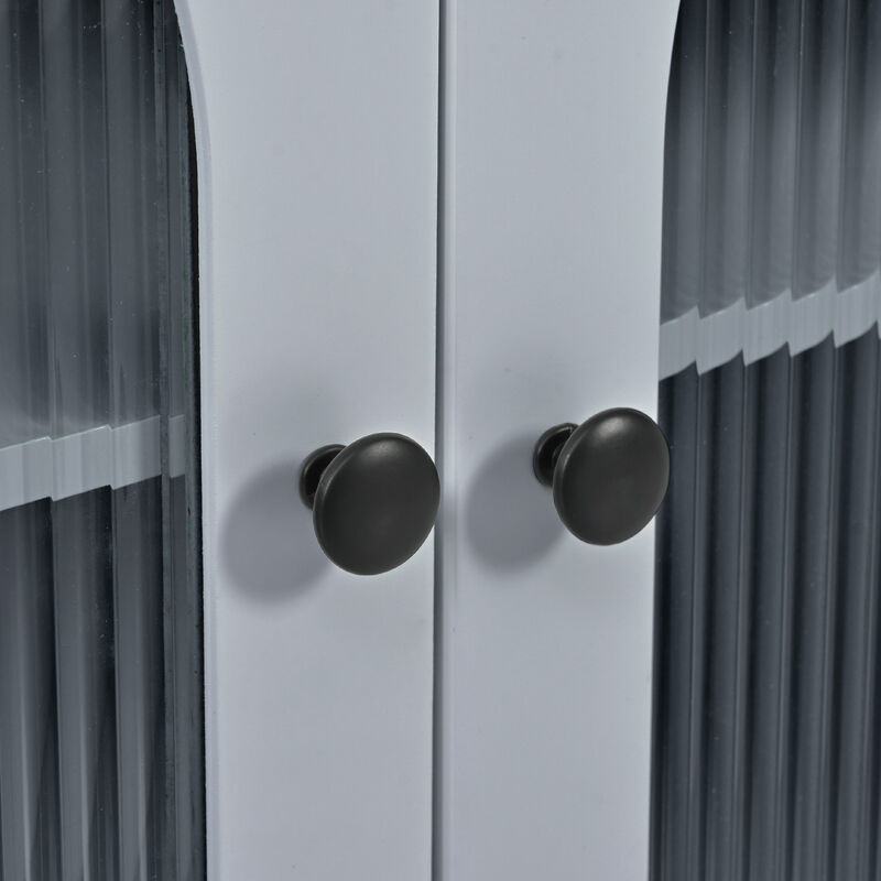 ELEMENT ACE Versatile Rolling Kitchen Island with Extendable Table, LED Lighting, and Integrated Power Outlets image number 4