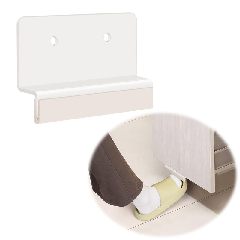 Cathyeen Cabinet Foot Pull, Foot Pull for Trash Cabinet Drawer, Touchless Hands-Free Mounting Foot Handles Door Opener Tool for