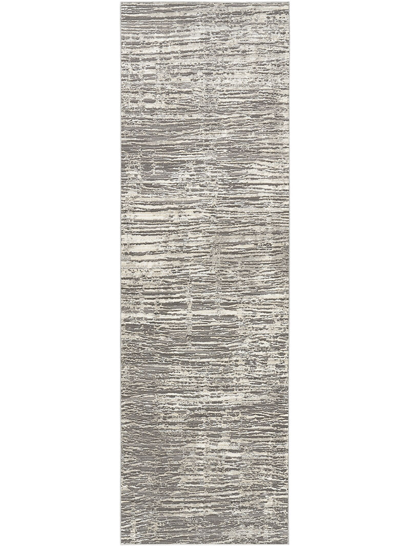 Sustainable Trends SUT01 Ivory/Gray 2'2" x 7'6" Rug