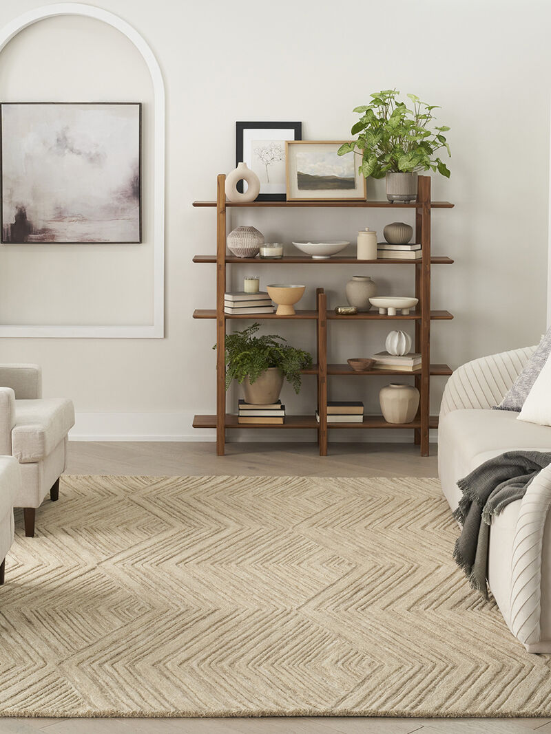 Graceful GRU03 Taupe 3'9" x 5'9" Rug