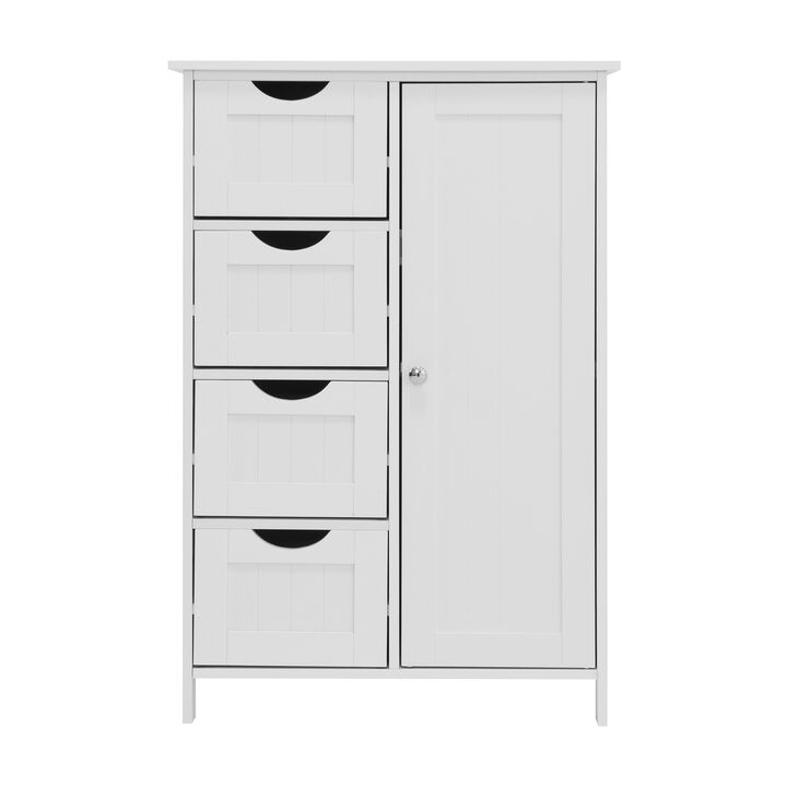 TATEUS White Bathroom  Floor Cabinet
