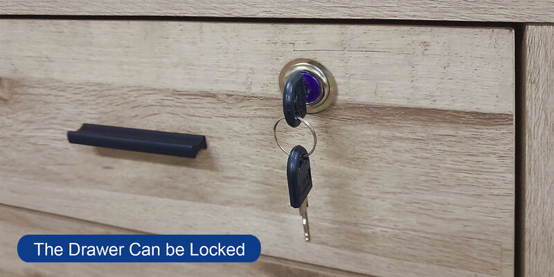 3-Drawer 39in. W Rolling Lateral File Cabinet with Locker and Open Storage Shelves for Home Office and Kids Room