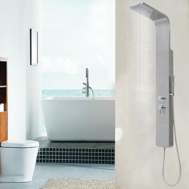 Rainfall Shower Panel for Luxury Bathroom Experience and Relaxing Showers
