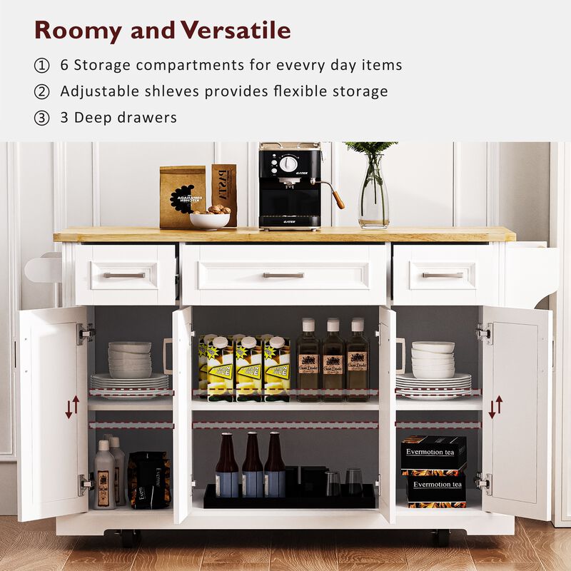 Wopseg Kitchen Bar Cart image number 2
