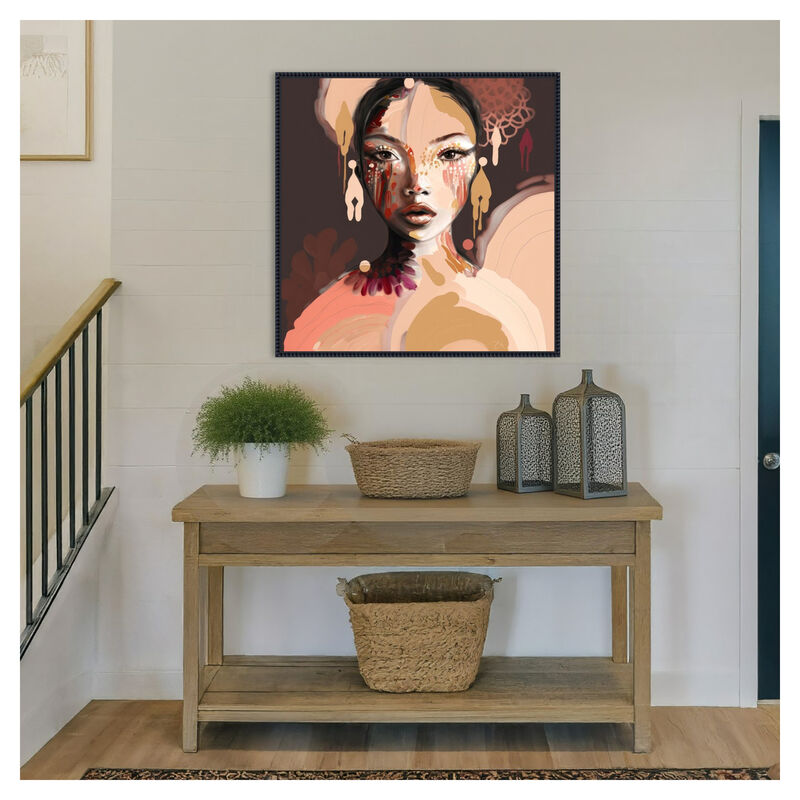 Nara by Bella Eve Framed Canvas Wall Art