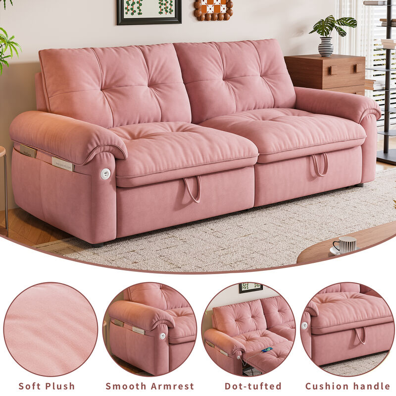 Vaffla  2-in-1 convertible sofa bed image number 2