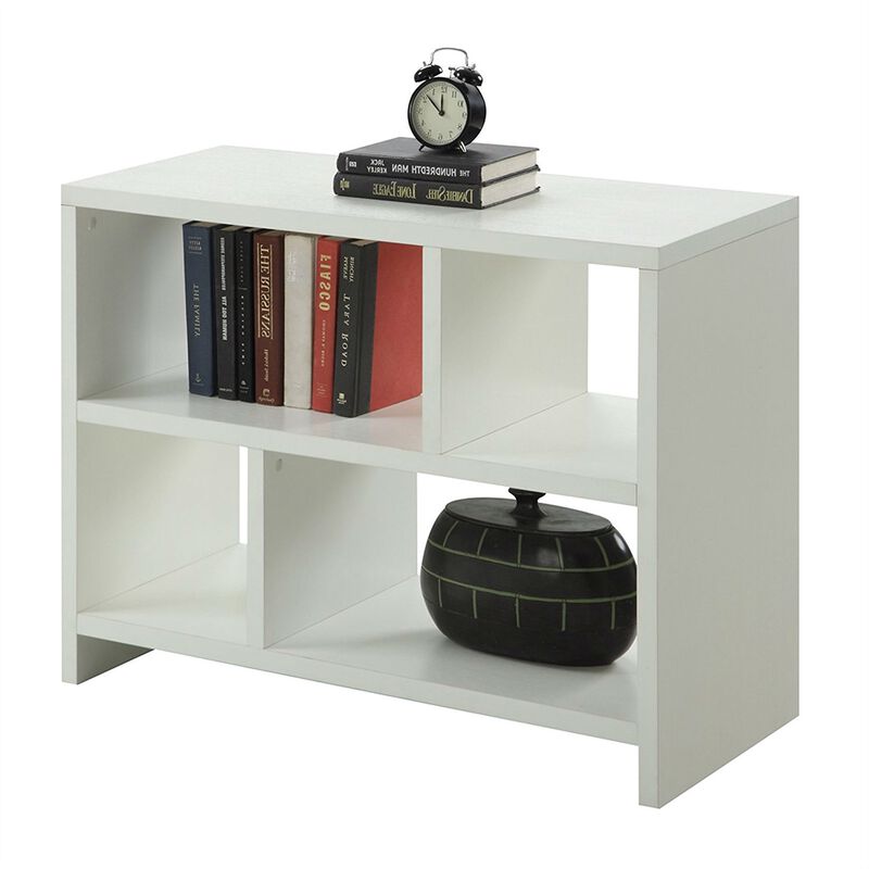 2-Shelf Modern Bookcase for Living Room Bedroom or Office Storage