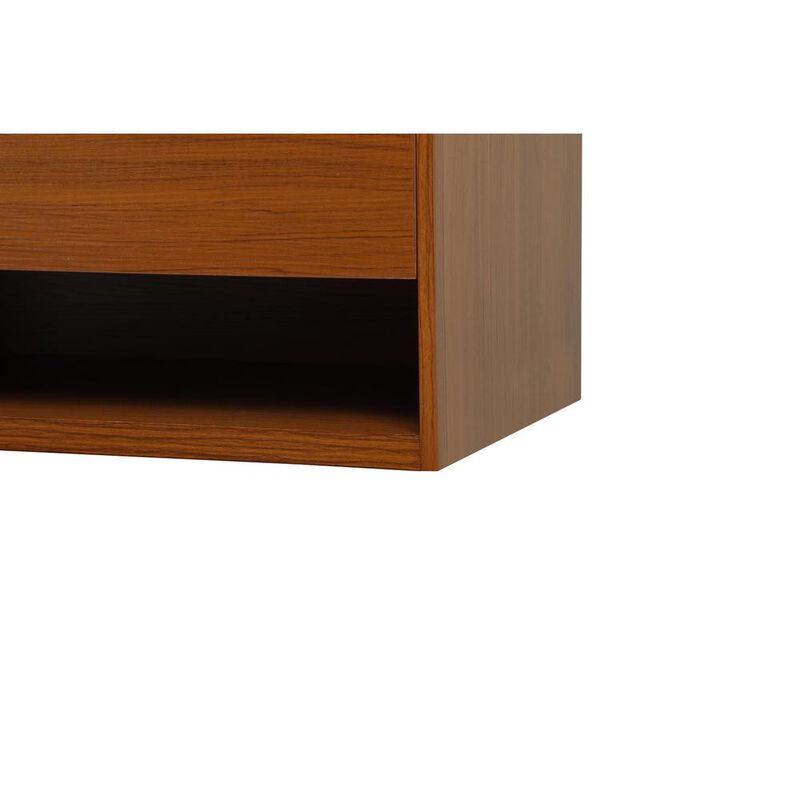 Elegant Kitchen and Bath 36 inch Single bathroom vanity in teak